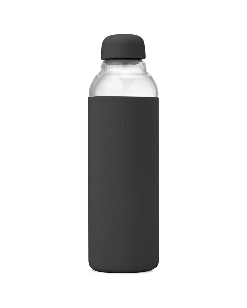 Porter Reusable Glass Water Bottle w/ Silicone Wrap