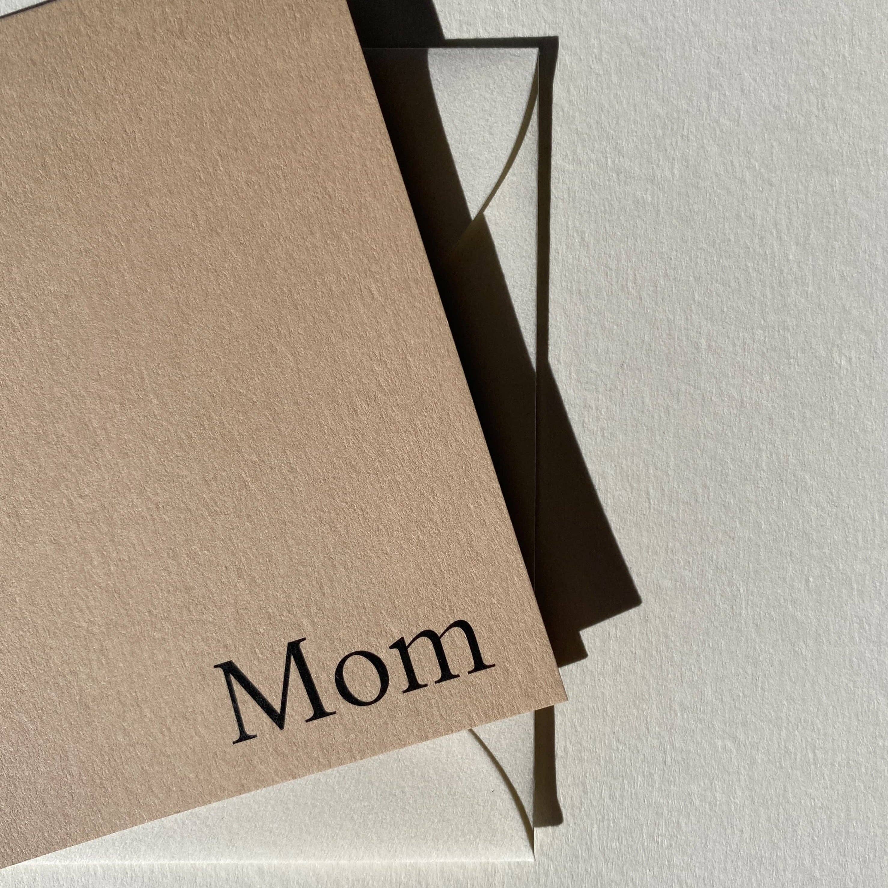 Mom No. 24: Single Card / Stone