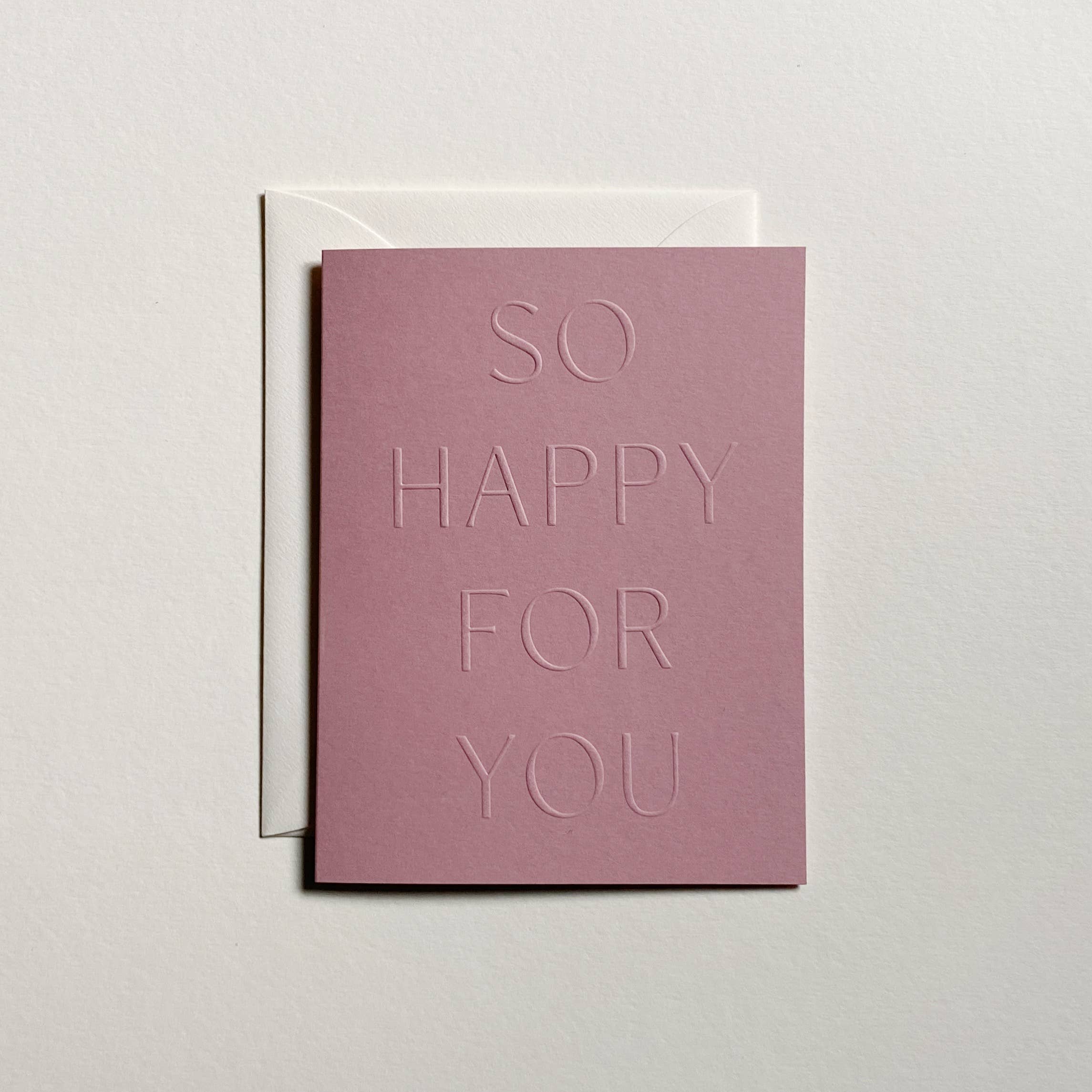 So Happy For You No. 10: Single Card / Lilac