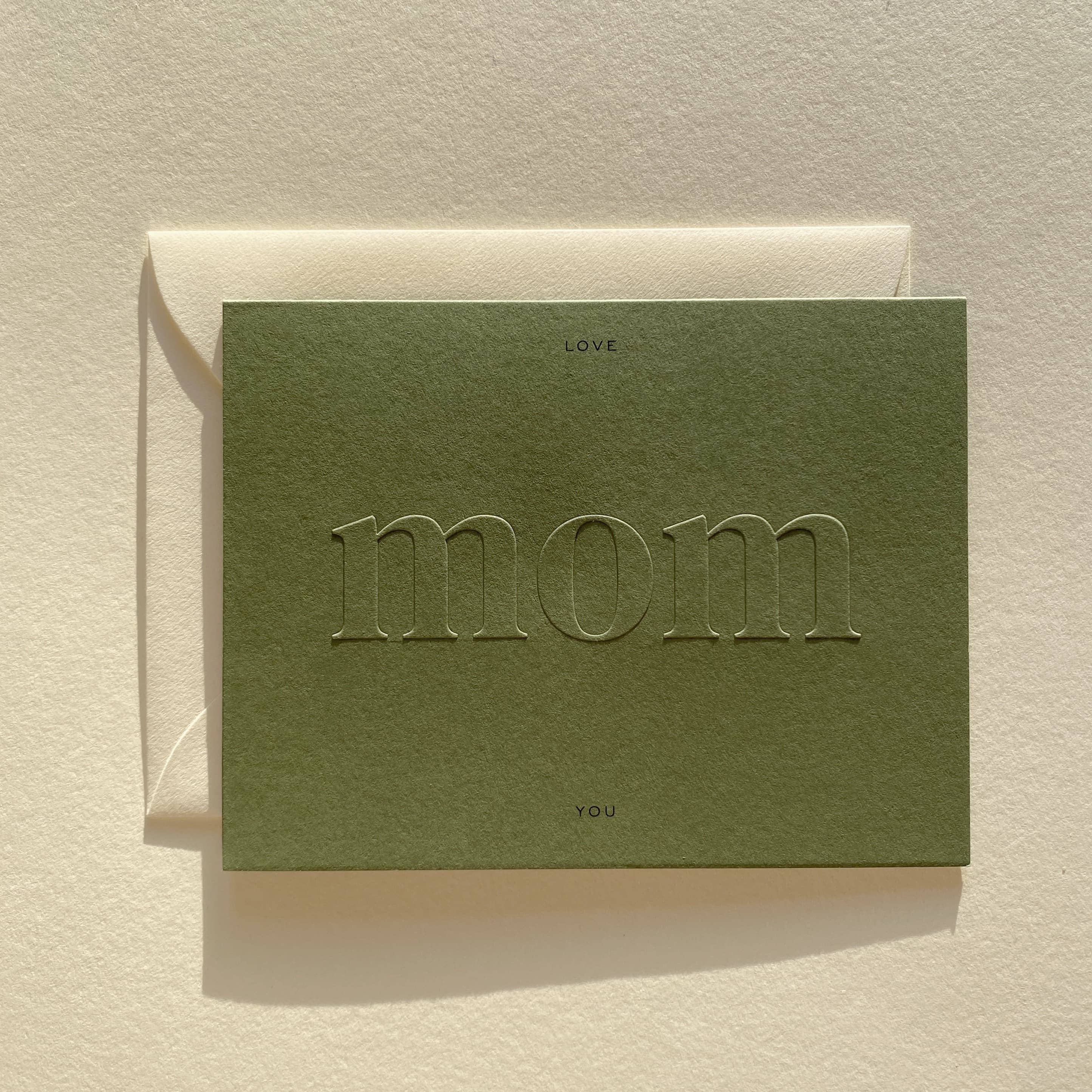 Mom No. 23: Single Card / Olive