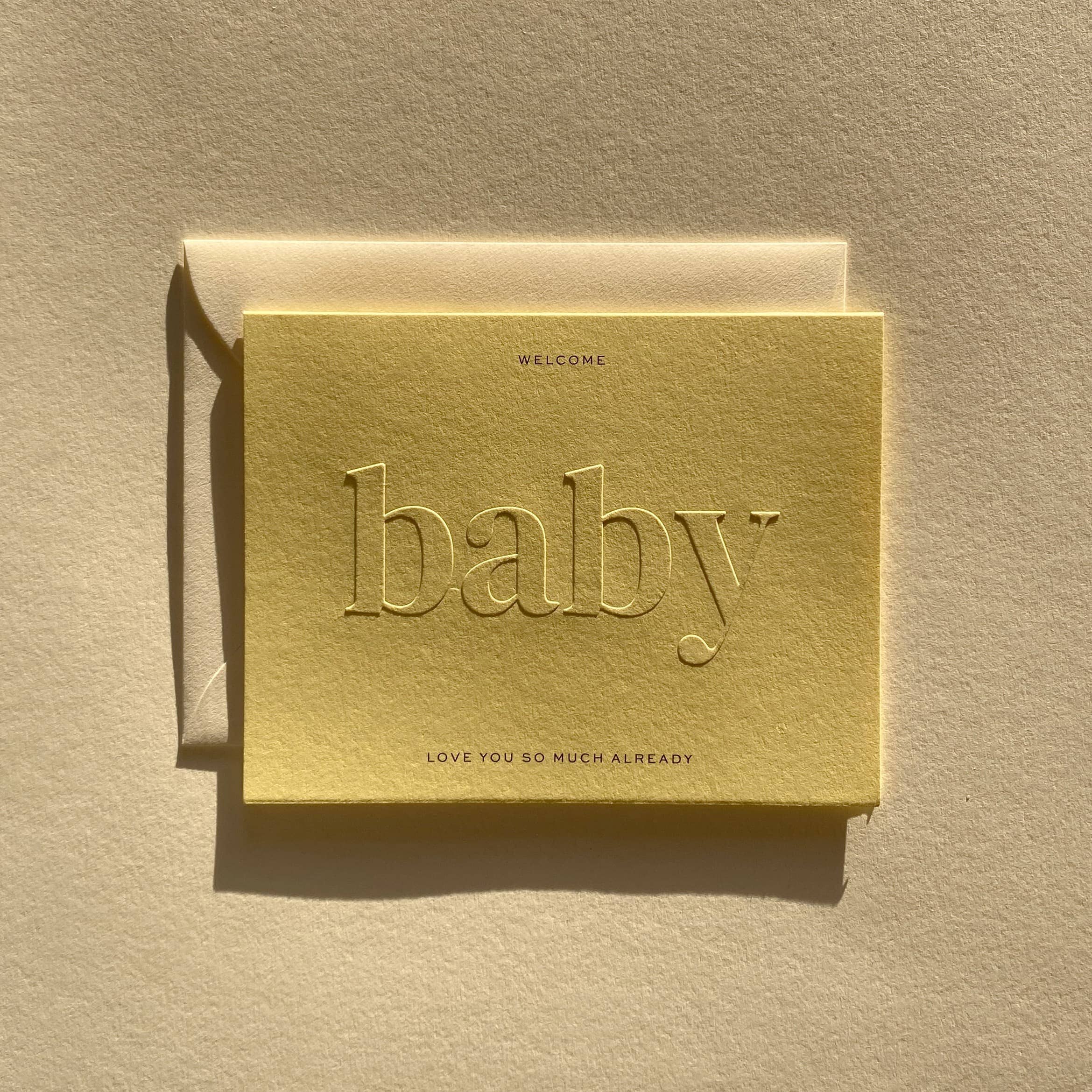 Baby No. 23: Single Card / Butter