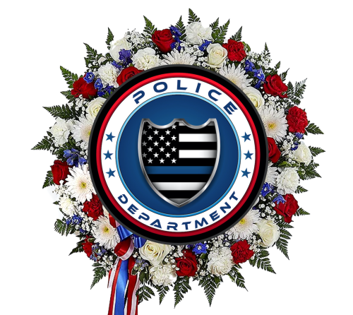 First Responders Wreath - Police Dept