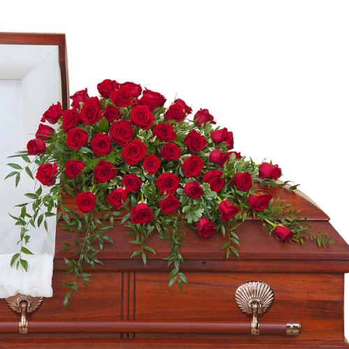 Simply Roses Casket Spray